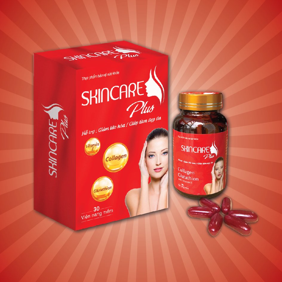   Viên Uống Đẹp Da, Hết Nám ( Chiết Xuất Nhau Thai Cừu và Colagen) Skincare Plus