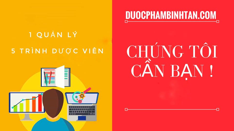 Tuyển Trình Dược Viên TP. Hồ Chí Minh,Bình Dương và Các Tỉnh Miền Tây Nam Bộ 2020