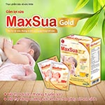 Cốm Lợi Sữa MAXSUA GOLD, Thông Tuyến Sữa, Tăng Tiết Sữa, Hộp 20 Gói