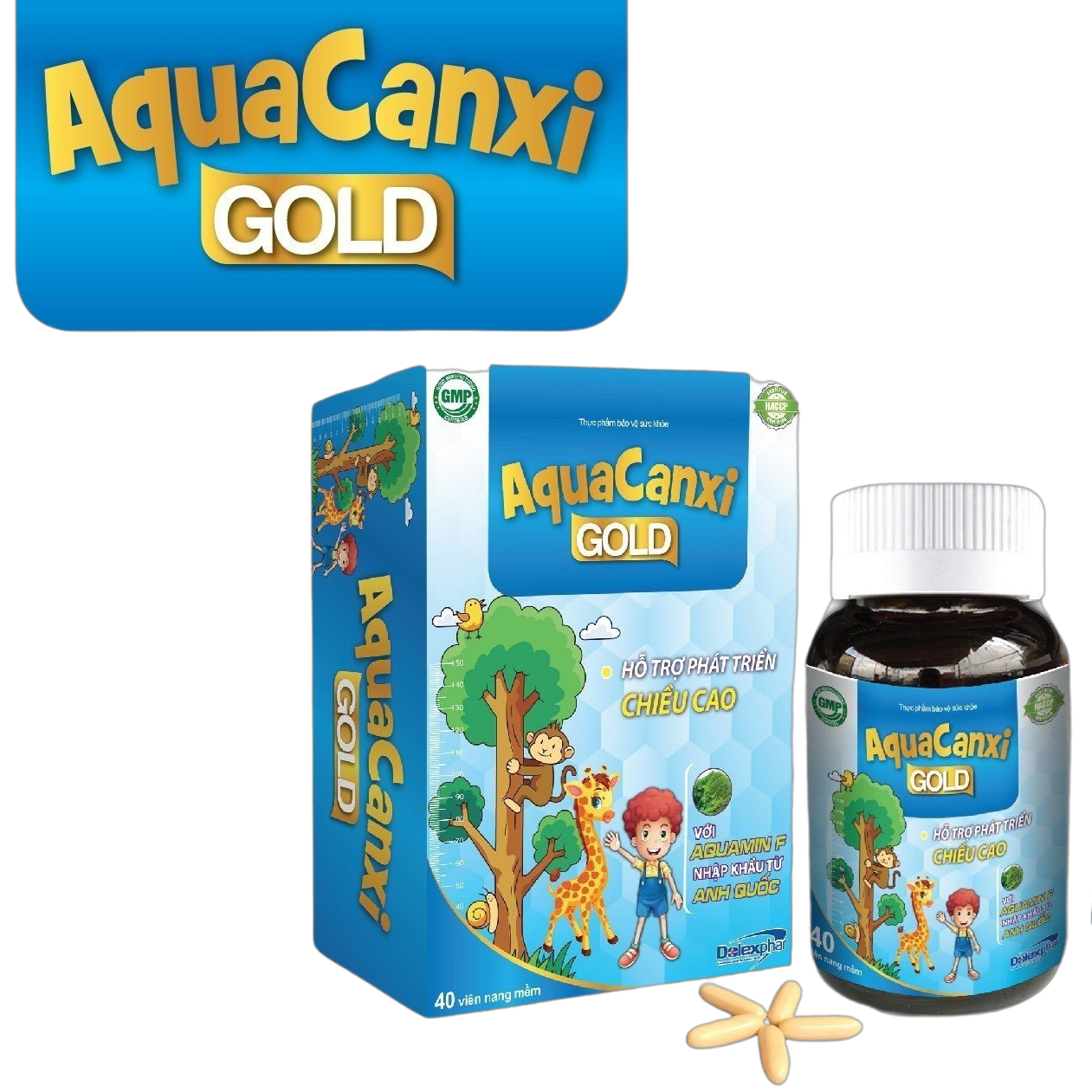 Phát Triển Chiều Cao AquaCanxi  Gold