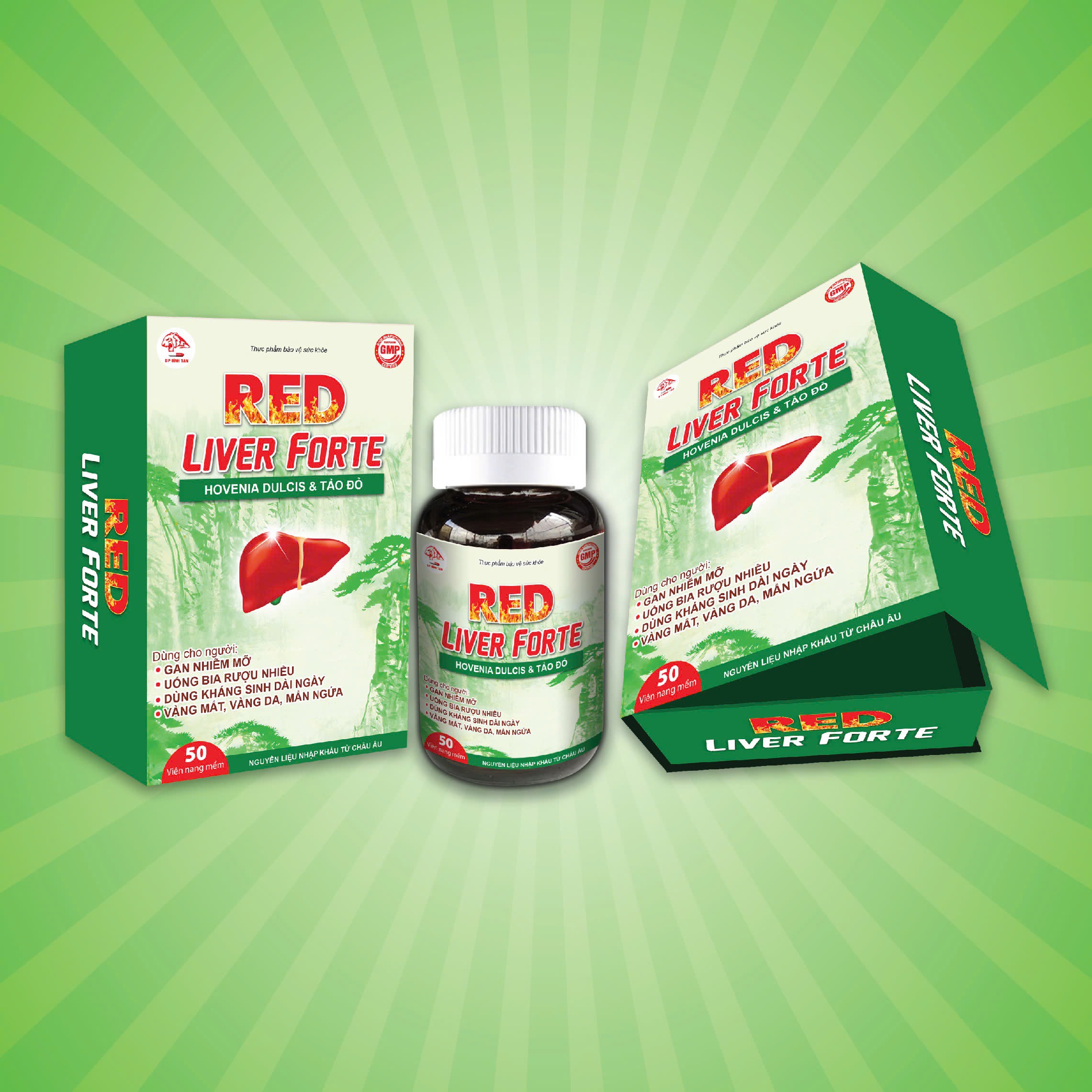 Thuốc Bổ Gan RED LIVER FORTE